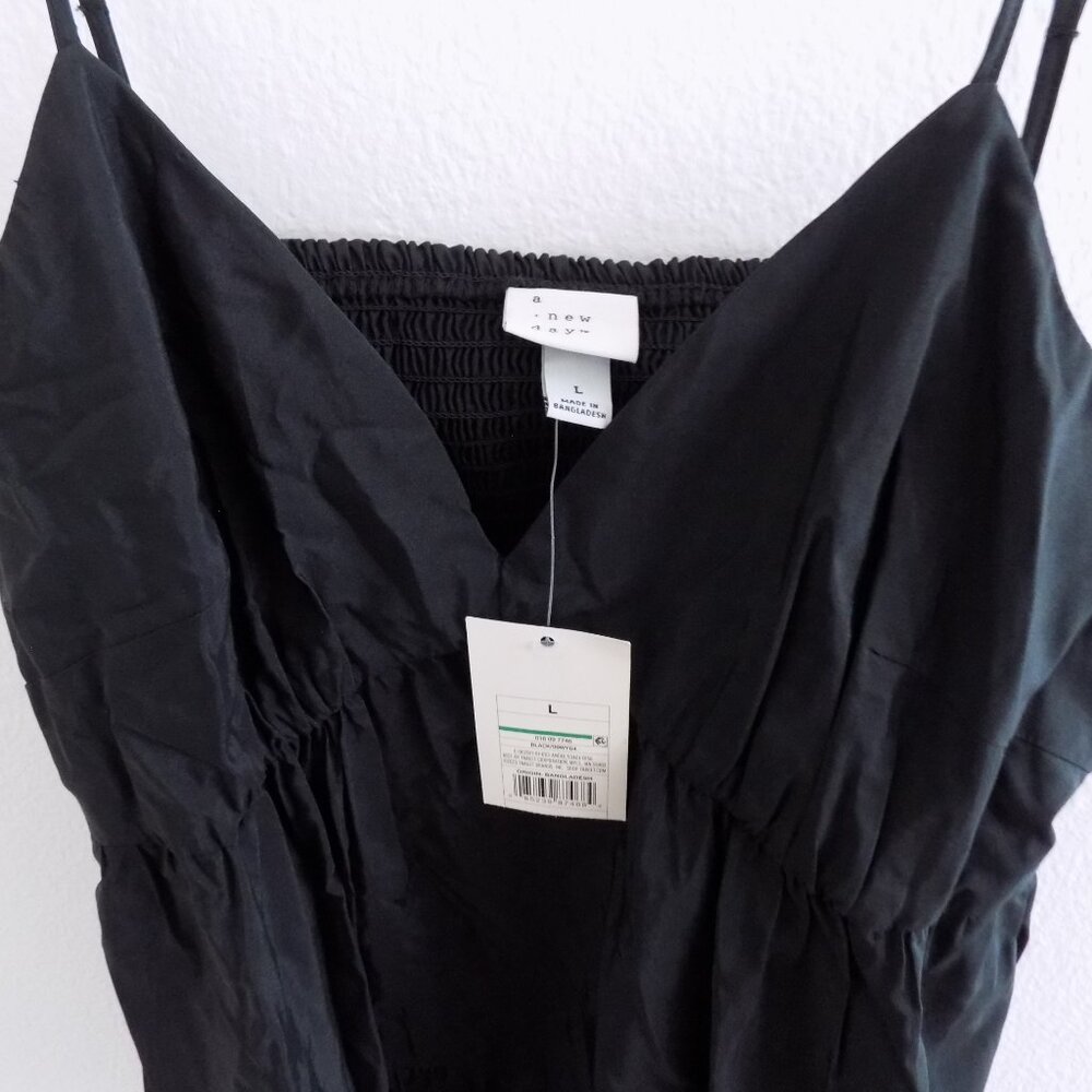 A New Day V Neck Maxi Tiered Dress NWT - Picture 2 of 4